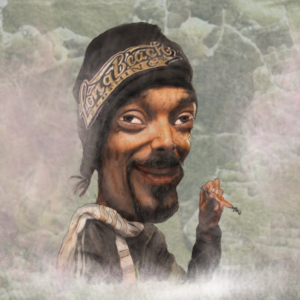 CARICATURA digital SNOOP DOG